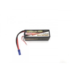 Accu Lipo 15.2V 100C 8000mah 4S Stick EC5