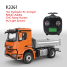 Huina Kabolite 1/14 4*4 métal hydraulique RC Dumper Benz Tipper K3362